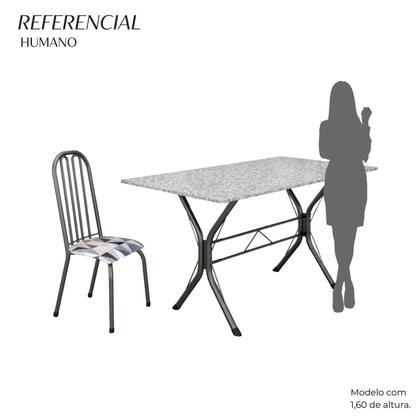 Imagem de Conjunto Sala de Jantar Mesa com 6 Cadeiras Natal