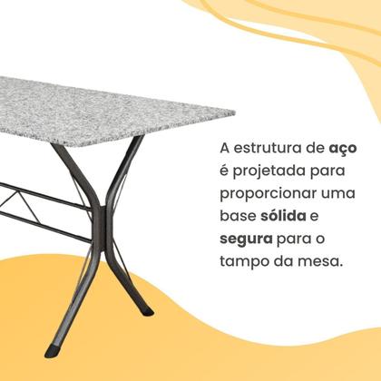 Imagem de Conjunto Sala de Jantar Mesa com 6 Cadeiras Natal