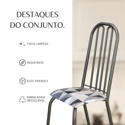 Imagem de Conjunto Sala de Jantar Mesa com 6 Cadeiras Natal