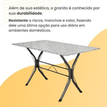 Imagem de Conjunto Sala de Jantar Mesa com 6 Cadeiras Natal