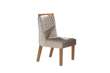 Conjunto Sala De Jantar Mesa Com Tampo De Vidro Safira 6 Cadeiras Atena - LJ Móveis Imagem de Conjunto Sala De Jantar Mesa Com Tampo De Vidro Safira 6 Cadeiras Atena