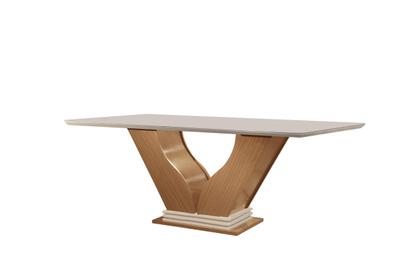 Conjunto Sala De Jantar Mesa Com Tampo De Vidro Safira 6 Cadeiras Atena - LJ Móveis Imagem de Conjunto Sala De Jantar Mesa Com Tampo De Vidro Safira 6 Cadeiras Atena