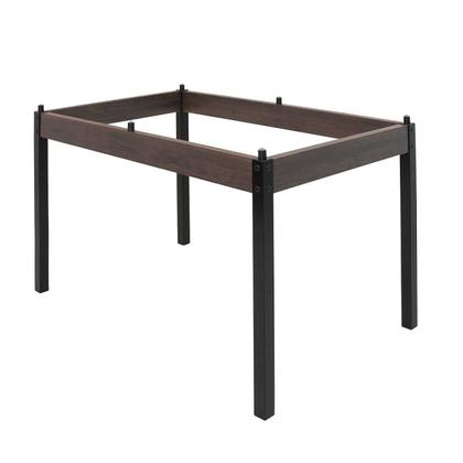 Imagem de Conjunto Sala de Jantar Mesa Dubai 120x75cm Tampo Vidro com 4 Cadeiras