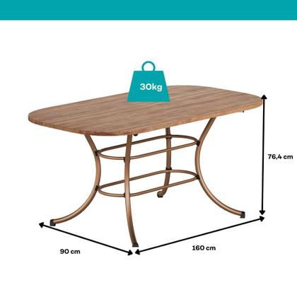 Conjunto Sala de Jantar Mesa e 6 Cadeiras Fênix Carraro Rose Imagem de Conjunto Sala de Jantar Mesa e 6 Cadeiras Fênix Carraro Rose