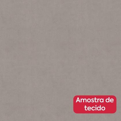 Imagem de Conjunto Sala de Jantar Mesa Easy Tower 170x90cm MDF/Vidro com 6 Cadeira Armoni Veludo Liso Capuccino Amendoa/off White