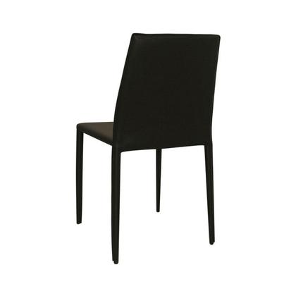 Imagem de Conjunto Sala de Jantar Mesa Eiffel Redonda 120cm Tampo MDF com 4 Cadeiras Amanda