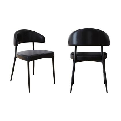 Imagem de Conjunto Sala de Jantar Mesa Elegance com 6 Cadeiras Bless Marrom/Preto