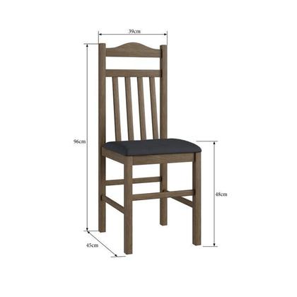 Imagem de Conjunto Sala de Jantar Mesa Fixa com 6 Cadeiras