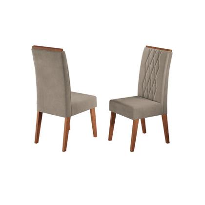 Imagem de Conjunto Sala de Jantar Mesa Glamour com 8 Cadeiras Cristal Viero