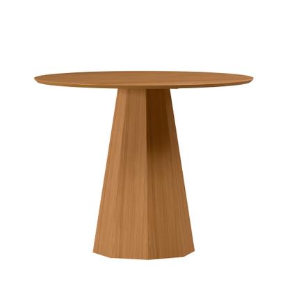 Imagem de Conjunto Sala de Jantar Mesa Isis 1,00m Tampo em Mdf com 4 Cadeiras Amanda Ypê/Ln04 - New Ceval