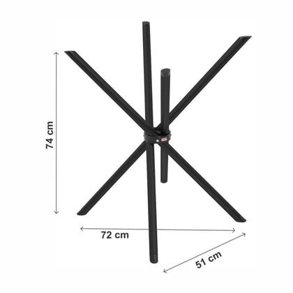 Imagem de Conjunto Sala de Jantar Mesa Jade 90cm Tampo Vidrocom 4 Cadeiras Ciplafe