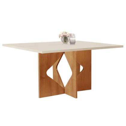 Imagem de Conjunto Sala de Jantar Mesa Laura Tampo Dakota Plus 160X80cm com 6 Cadeiras Laura Yescasa