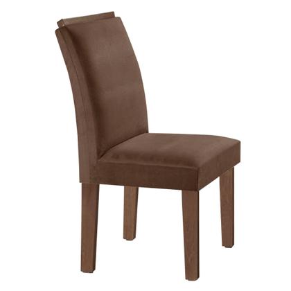 Imagem de Conjunto Sala de Jantar Mesa Laura Tampo Dakota Plus Vidro 120x80cm com 4 Cadeiras Laura Yescasa