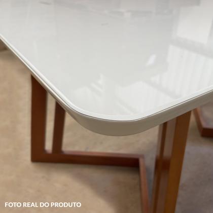 Conjunto Sala De Jantar Mesa Madeira Maciça 4 Cadeiras Califórnia - Móveis Meneghetti Imagem de Conjunto Sala De Jantar Mesa Madeira Maciça 4 Cadeiras Califórnia