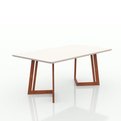 Conjunto Sala De Jantar Mesa Madeira Maciça 4 Cadeiras Califórnia - Móveis Meneghetti Imagem de Conjunto Sala De Jantar Mesa Madeira Maciça 4 Cadeiras Califórnia