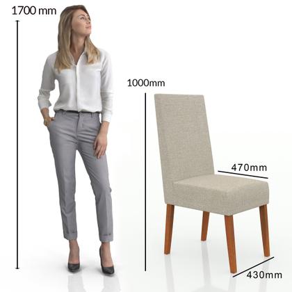 Conjunto Sala De Jantar Mesa Madeira Maciça 4 Cadeiras Califórnia - Móveis Meneghetti Imagem de Conjunto Sala De Jantar Mesa Madeira Maciça 4 Cadeiras Califórnia