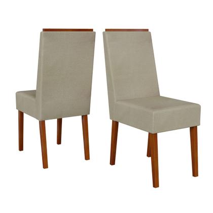 Imagem de Conjunto Sala De Jantar Mesa Madeira Maciça 4 Cadeiras Califórnia