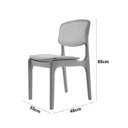 Imagem de Conjunto Sala de Jantar Mesa Malta 160cm com Vidro e 6 Cadeiras Malta em Madeira Moderna