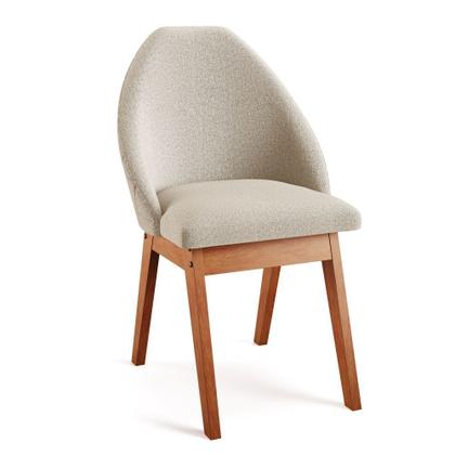 Imagem de Conjunto Sala de Jantar Mesa Mônaco 137cm 6 Poltronas Grécia Madetal