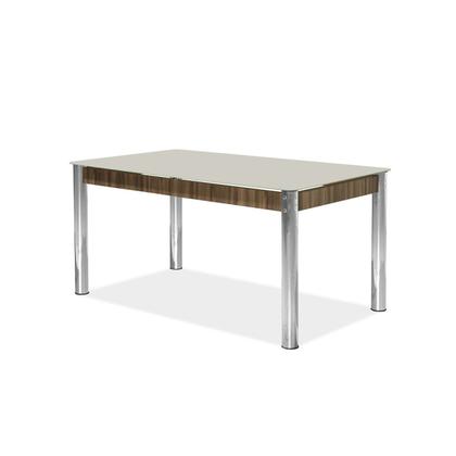 Conjunto Sala de Jantar Mesa Natani 160x90cm com 6 Cadeiras Natani Junco - Aço Nobre Móveis Imagem de Conjunto Sala de Jantar Mesa Natani 160x90cm com 6 Cadeiras Natani Junco