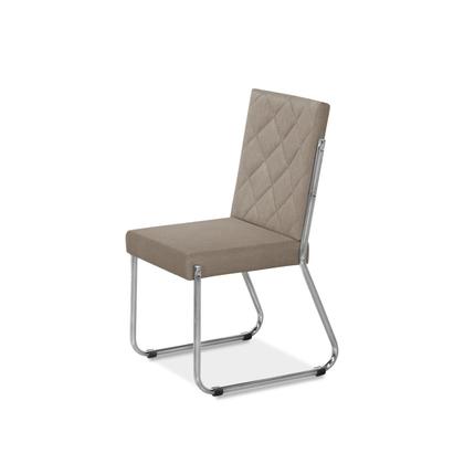 Imagem de Conjunto Sala de Jantar Mesa Ortenia Tampo Vidro com 4 Cadeiras Dinah