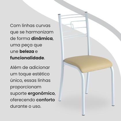 Imagem de Conjunto Sala de Jantar Mesa Quadrada 75x75cm Tampo Ardósia Indiana 4 Cadeiras Paraty