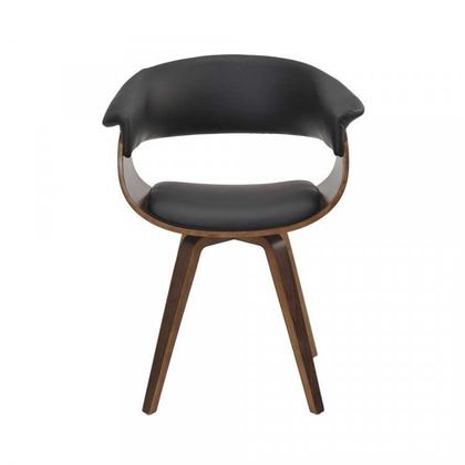 Imagem de Conjunto Sala de Jantar Mesa Redonda 120cm Eiffel Tampo Mdf com 4 Cadeiras Betina Pu