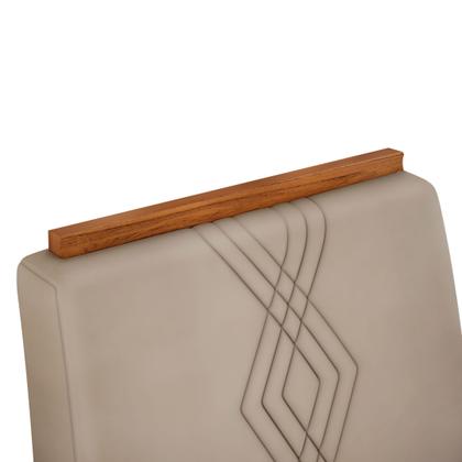 Imagem de Conjunto Sala de Jantar Mesa Redonda Kiara Tampo de Vidro com 4 Cadeiras Yasmin