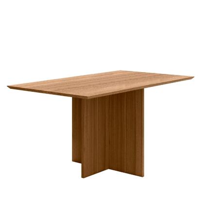 Imagem de Conjunto Sala de Jantar Mesa Retangular 160cm Helo e 6 Cadeiras Linea Carvalho - Poliman