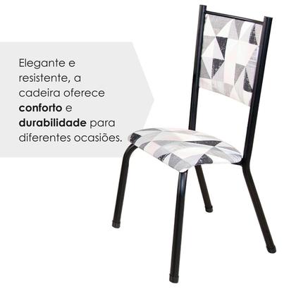 Imagem de Conjunto Sala de Jantar Mesa Retangular 6 Cadeiras Ametista