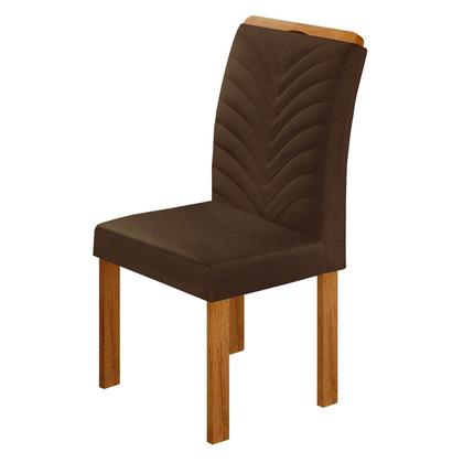 Imagem de Conjunto Sala de Jantar Mesa Retangular com 4 Cadeiras Carol