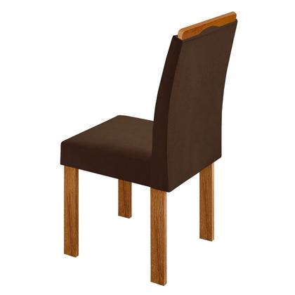 Imagem de Conjunto Sala de Jantar Mesa Retangular com 4 Cadeiras Carol