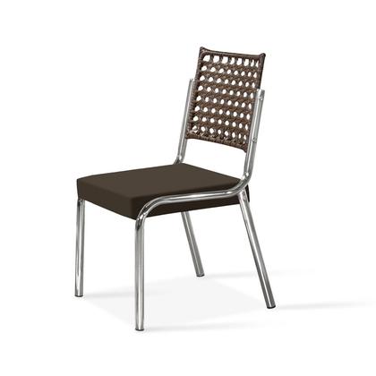 Imagem de Conjunto Sala de Jantar Mesa Retangular com 6 Cadeiras Natani