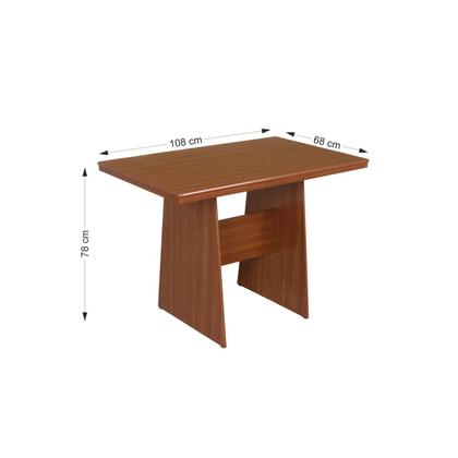 Imagem de Conjunto Sala de Jantar Mesa Retangular Destak com 4 Cadeiras Milena