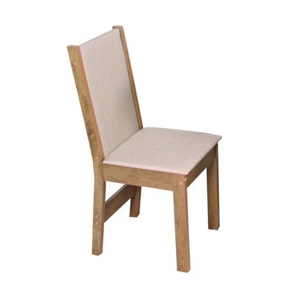 Imagem de Conjunto Sala de Jantar Mesa Retangular Giovana com 6 Cadeiras Nobre