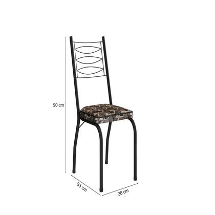 Imagem de Conjunto Sala de Jantar Mesa Retangular Tampo BP com 6 Cadeiras Adriana