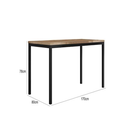 Imagem de Conjunto Sala de Jantar Mesa Retangular Tampo BP com 6 Cadeiras Adriana