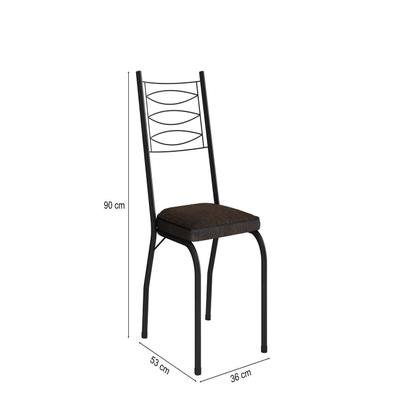 Imagem de Conjunto Sala de Jantar Mesa Retangular Tampo BP com 6 Cadeiras Adriana