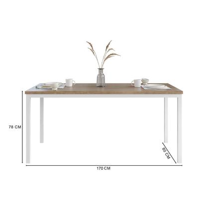 Imagem de Conjunto Sala de Jantar Mesa Retangular Tampo BP com 6 Cadeiras Adriana