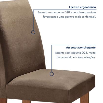 Conjunto Sala de Jantar Mesa Tampo de Vidro 6 Cadeiras Espanha Yescasa Imagem de Conjunto Sala de Jantar Mesa Tampo de Vidro 6 Cadeiras Espanha Yescasa