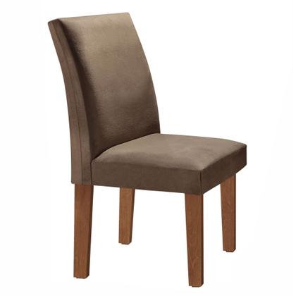 Imagem de Conjunto Sala de Jantar Mesa Tampo de Vidro 6 Cadeiras Espanha Yescasa