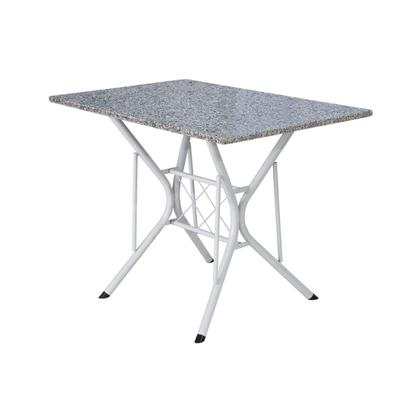 Imagem de Conjunto Sala de Jantar Mesa Tampo Granito Retangular com 4 Cadeiras Bruna