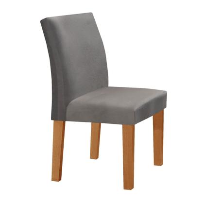 Imagem de Conjunto Sala de Jantar Mesa Tampo Mdf/vidro e 4 Cadeiras Espanha Yescasa