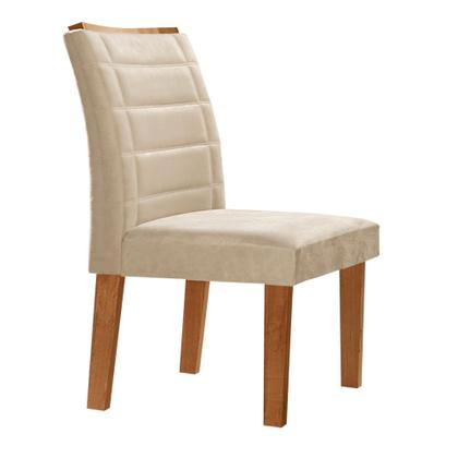 Imagem de Conjunto Sala de Jantar Nápoles Tampo Vidro/mdf com 8 Cadeiras Genova Smart Plus