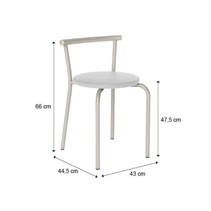 Imagem de Conjunto Sala de Jantar Palermo com Mesa e 2 Banquetas 2999 Carraro