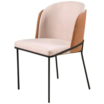 Imagem de Conjunto Sala de Jantar Rubi Cinamono 1,20 M com 4 Cadeiras Aurora em Metal Preto