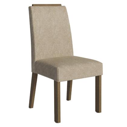 Imagem de Conjunto Sala de Jantar Tampo de Vidro 4 Cadeiras Sines Madesa