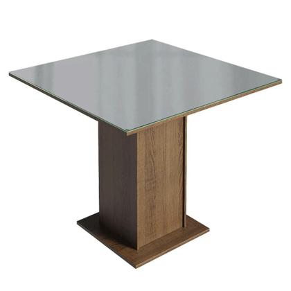 Imagem de Conjunto Sala de Jantar Tampo de Vidro 4 Cadeiras Sines Madesa