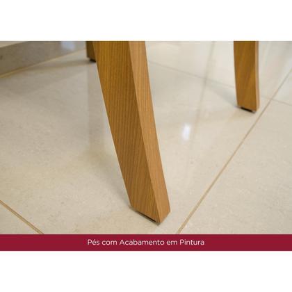 Conjunto Sala de Jantar Tampo MDF 6 Cadeiras Marie - Espresso Móveis Imagem de Conjunto Sala de Jantar Tampo MDF 6 Cadeiras Marie