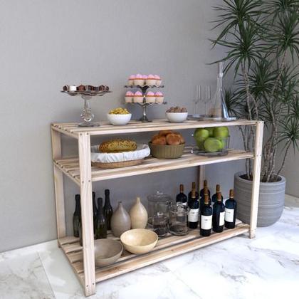 Imagem de Conjunto Sala Rack Painel Aparador Multiuso Cantinho Café